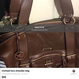 Michael Kors Shoulder Tote—closet clear out